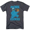 Sesame Street More Cookies Gray T-Shirt
