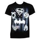 Justice League Superhero Logo Tee Shirt