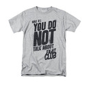 Fight Club Men's Gray Rule Number 1 Tee Shirt