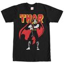 Thor Thunder Black Mens T-Shirt