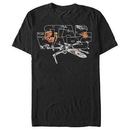 Star Wars Rogue One Basic X-Wing Black T-Shirt