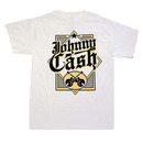 Johnny Cash Diamond White Guitars T-Shirt