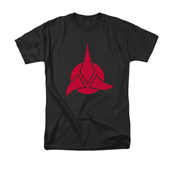 Star Trek Klingon Logo Black Tee Shirt