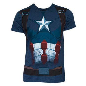 Captain America Civil War Suit Costume Shirt