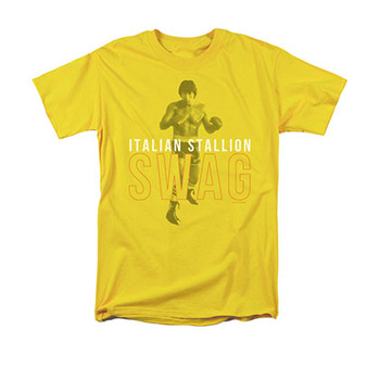 Rocky Italian Stallion Swag Yellow T-Shirt