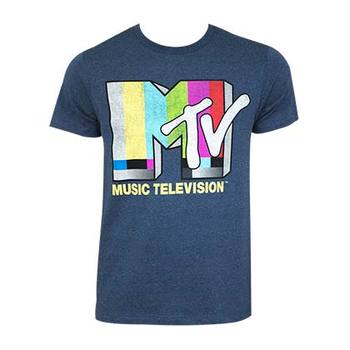 mtv shirt blue