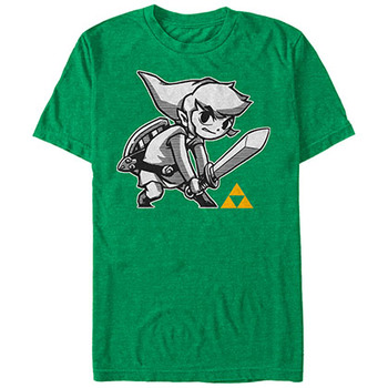 Nintendo Legend of Zelda Links Brave Green T-Shirt