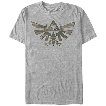 Nintendo Legend of Zelda Emblem Gray T-Shirt