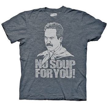 Seinfeld Soup Nazi No Soup For You Blue Graphic TShirt