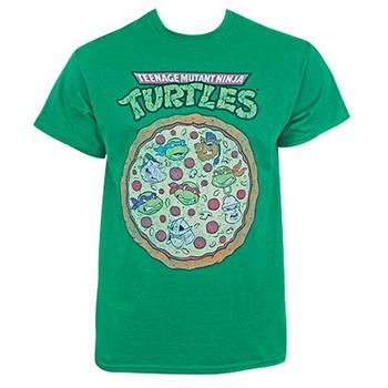 NASCAR Teenage Mutant Ninja Turtles Shirt Adult Large Allover Mega Chicago