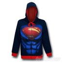 Superman Man of Steel Armor Costume Hoodie