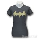 Batgirl Distressed Symbol Grey Women's T-Shirt
