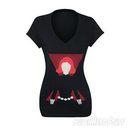 Black Widow Minimalist Women's V-Neck T-Shirt