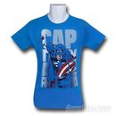 Captain America Image in Letters Kids T-Shirt