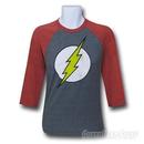 Flash Distressed Symbol Baseball T-Shirt