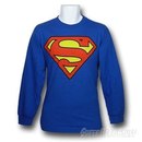 Superman Symbol Long-Sleeve Shirt Royal Blue