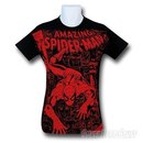 Spiderman #100 Cover Black 30 Single T-Shirt