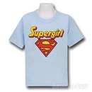 Supergirl Kids Blue Logo T-Shirt