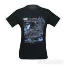 Star Wars Millennium Falcon Blueprints Men's T-Shirt