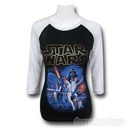 Star Wars Poster Women's Baseball T-Shirt