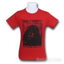 Star Wars Darth Vader Warning Men's T-Shirt