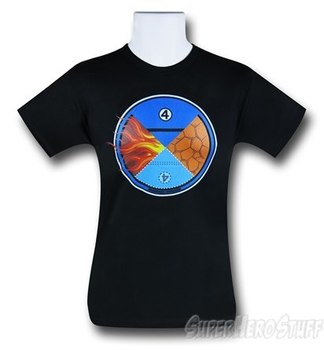 Fantastic Four Hero Quadrant 30 Single T-Shirt