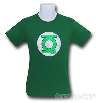 Green Lantern Symbol Distressed T-Shirt