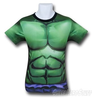 Hulk Sublimated Costume Fitness T-Shirt