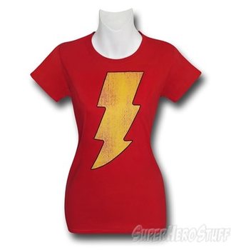 Shazam Distressed Symbol Women's T-Shirt