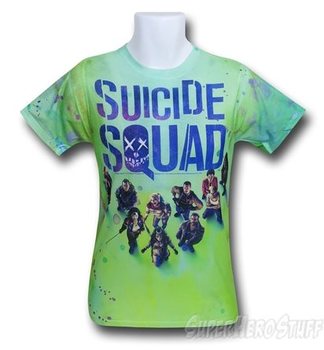 Suicide Squad Poster Sublimated Men's T-Shirt