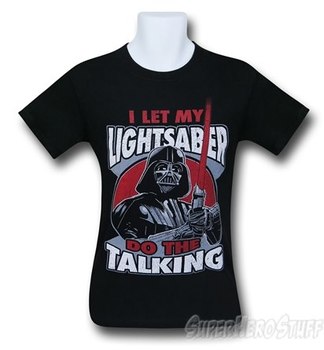 Star Wars Vader Lightsaber Talking T-Shirt