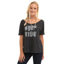 Surf Ride In Line T Shirt in Black
