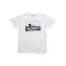 Surf Ride Seaside Location Pocket T-Shirt in White