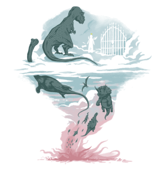 All Dinosaurs Go to Heaven tee