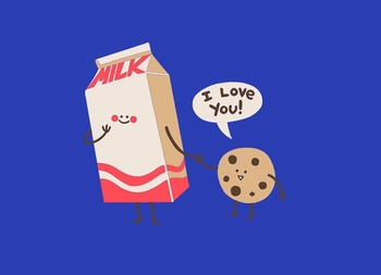 Cookie Loves Milk Tshirt