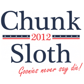Chunk Sloth 2012 Goonies Election