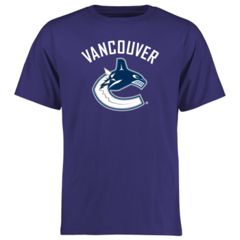 Men's Vancouver Canucks Design Your Own Short Sleeve T-Shirt-