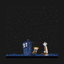 Calvin And Hobbes Time Travel T-Shirt