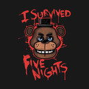 I Survived Five Nights At Freddy's Pizzeria T-Shirt