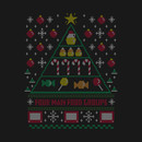 Elf Food Pyramid Holiday Sweater T-Shirt