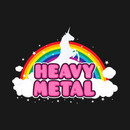 HEAVY METAL! (Funny Unicorn / Rainbow Mosh Parody Design) T-Shirt