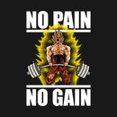 No Pain No Gain (Goku Deadlift) T-Shirt