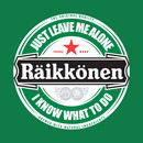 Kimi Raikkonen Leave Me Alone Circular Logo (I Know What to Do) T-Shirt