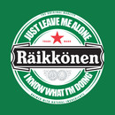 Kimi Raikkonen Leave Me Alone Circular Logo (I Know What I'm Doing) T-Shirt