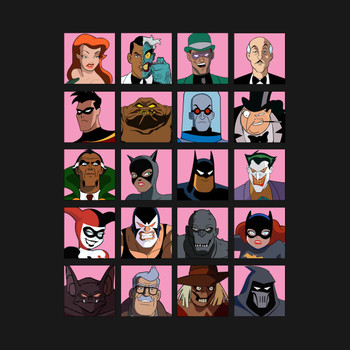 Heroes & Villains  Batman: the Animated Series T-Shirt