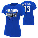 WrestleMania 33 Sports Royal Blue Women's T-Shirt