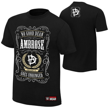 "Dean Ambrose ""No Good Dean Goes Unhinged"" Authentic T-Shirt"