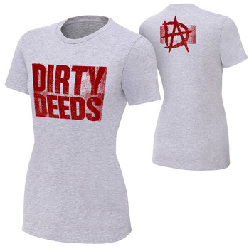 "Dean Ambrose ""Dirty Deeds"" Women's Authentic T-Shirt"