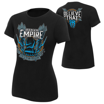 "Roman Reigns ""Spare No One, Spear Everyone"" Women's Authentic T-Shirt"