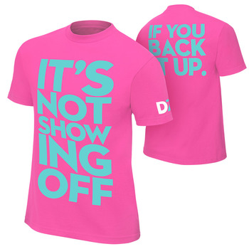 "Dolph Ziggler ""It's Not Showing Off"" Retro T-Shirt"